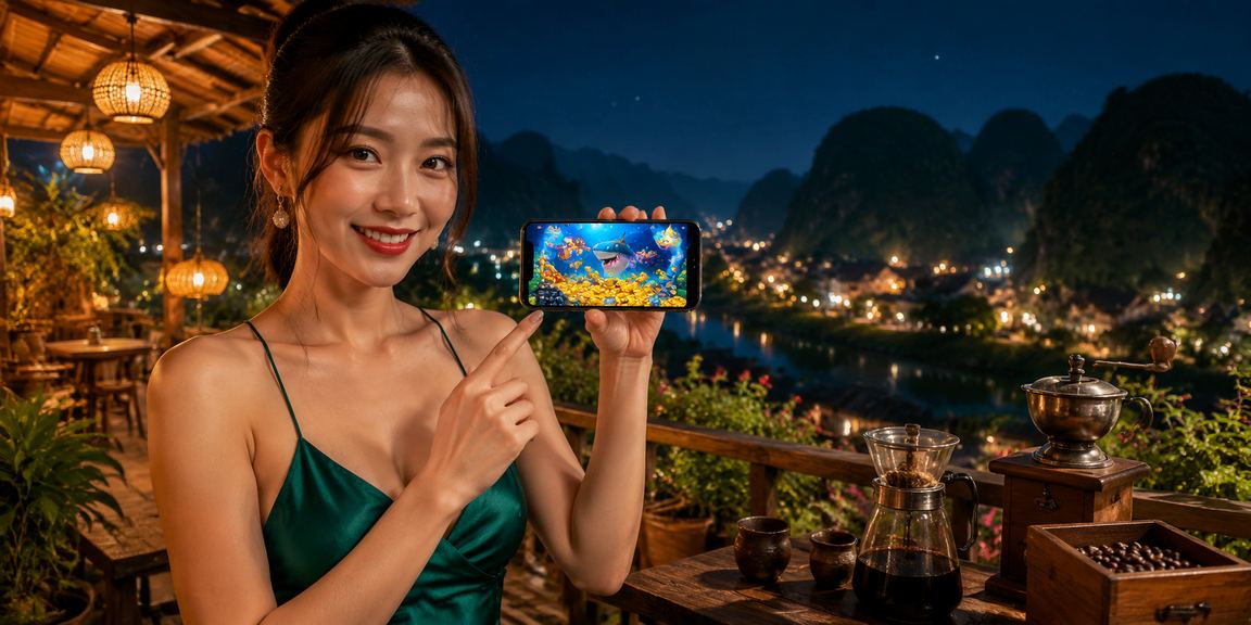 Người dùng Việt Nam trải nghiệm cá cược trên điện thoại tại quán cà phê Ninh Bình
