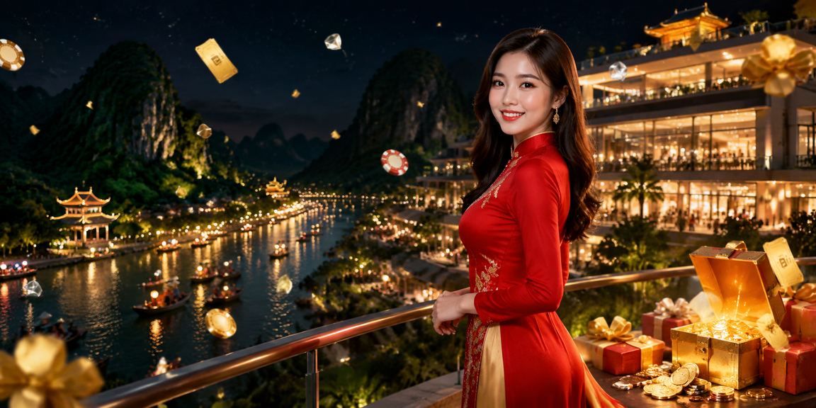 Người chơi casino trực tuyến tại Việt Nam xem thông tin ưu đãi trên màn hình máy tính bàn